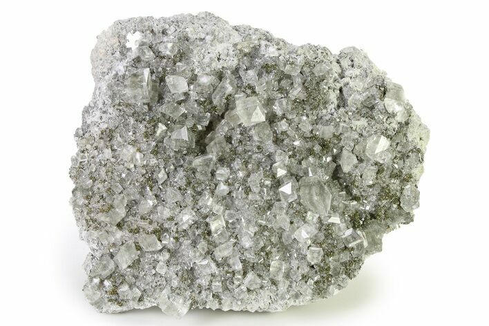 Calcite Cluster with Marcasite Crystals and Phantoms - Iowa #325688